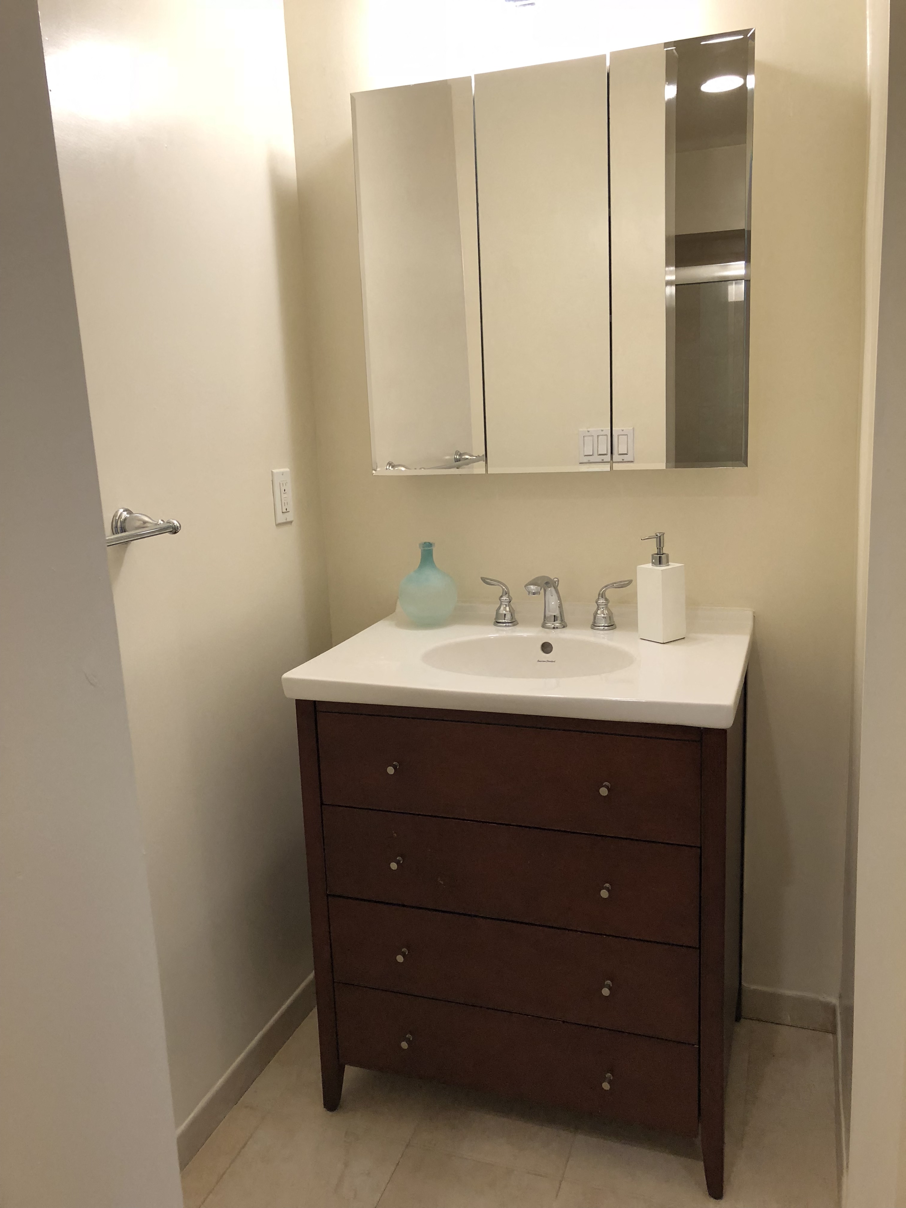 Renovated bathrooms